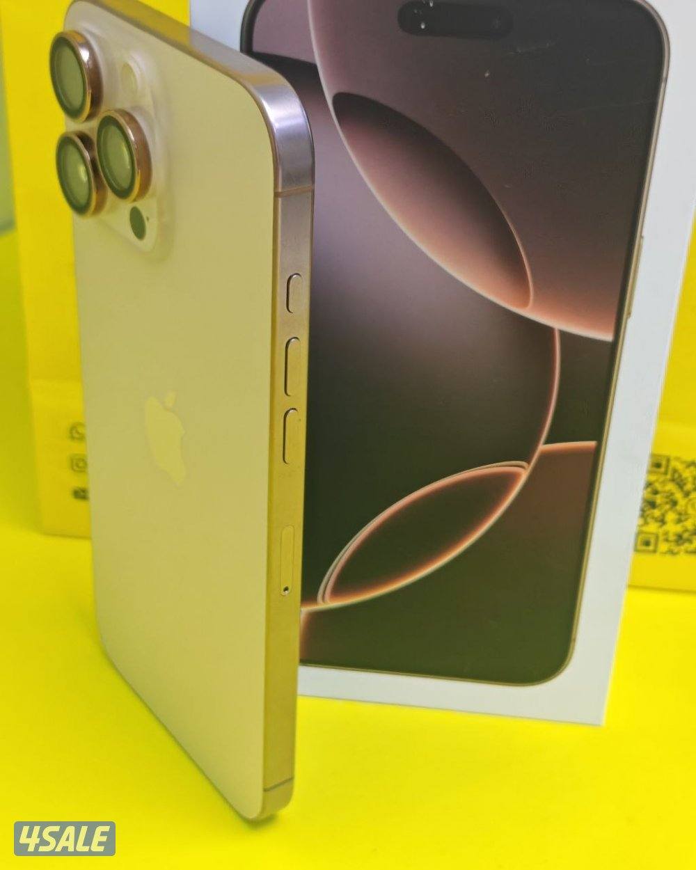 ايفون 16 برو ماكس 512 GB تيتانيوم صحراوي بطارية 95% iPhone 16 Pro Max7
