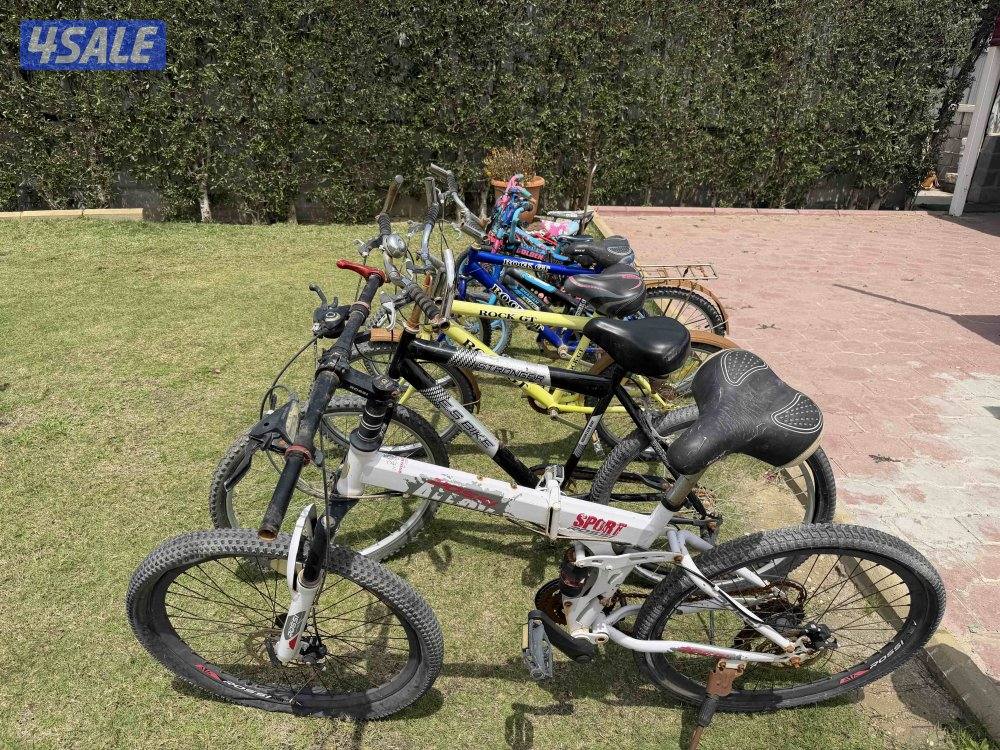 بيع دراجات وسكوترات مستعملة ومختلفة الاحجام على السوم0