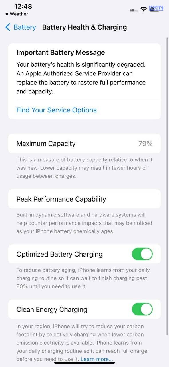 ايفون 11 برو ماكس أخضر بطارية 79% مستعمل نظيف iPhone 11 Pro Max 256GB8