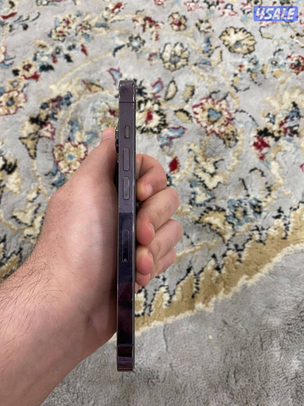 آيفون ١٤ برو ٢٥٦ قيقا بطاريه ٧٧ الجهاز مو مفتوح ما في اي شي3