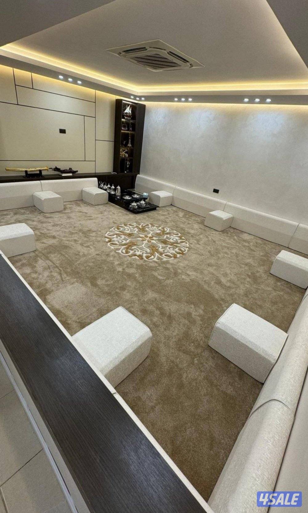 تركيب موكيت فندقي مشجر ساده تفصال مساند ظهر تركيب ارضيات بلاستك7