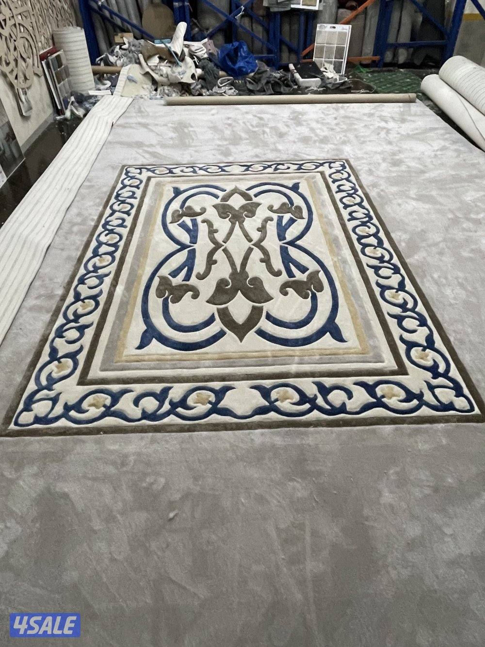 تركيب موكيت فندقي مشجر ساده تفصال مساند ظهر تركيب ارضيات بلاستك11