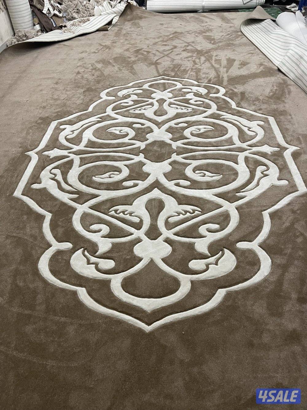 تركيب موكيت فندقي مشجر ساده تفصال مساند ظهر تركيب ارضيات بلاستك13