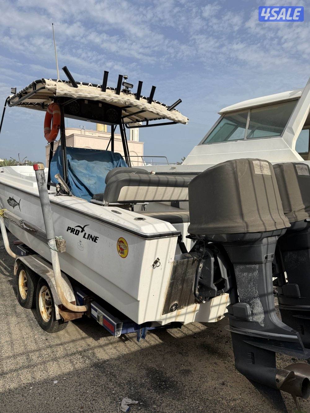 للبيع طراد امريكي ( pro line ) 23 قدم شرط الفحص0