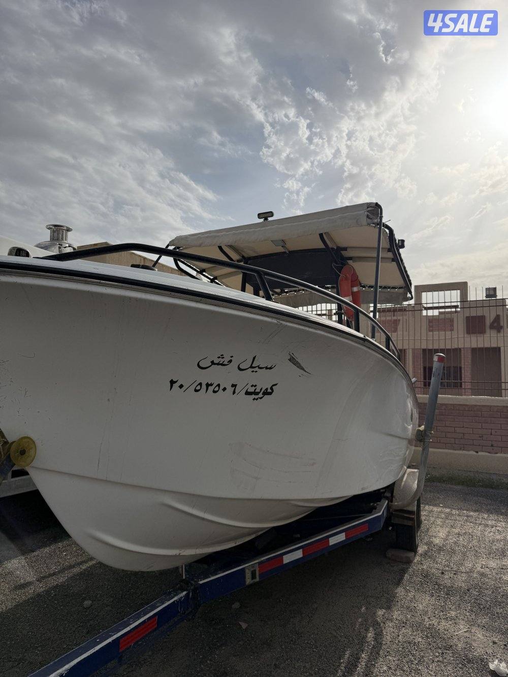 للبيع طراد امريكي ( pro line ) 23 قدم شرط الفحص4