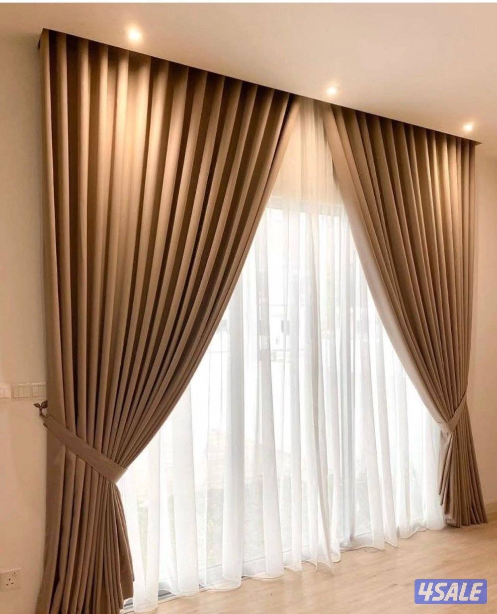 ستائر رول ويفي خام جميع انواع الستائر9