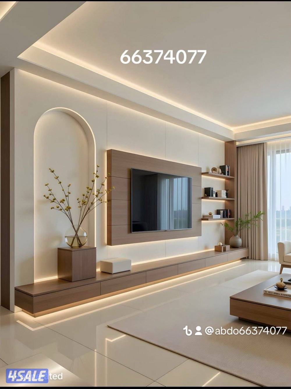 اعمال الديكور وتركيب الاخشاب والا صباغ النارى واصباغ الطوفة3