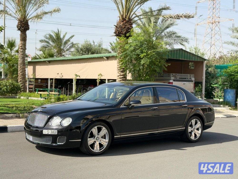 بنتلي فلانق سبير موديل 2009 ماشي 100 بحالة ممتازة جداً0