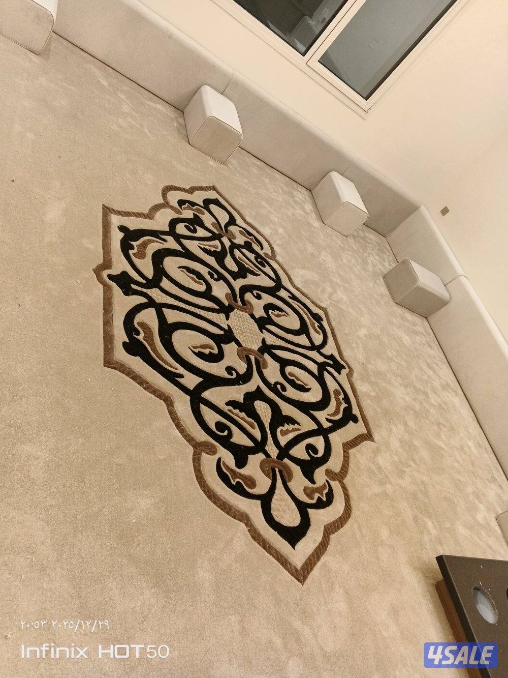 بيع وتركيب وتنجيد جميع السجاد التركي وتفصيل مساند ضهر وتركيب ارضيات با2