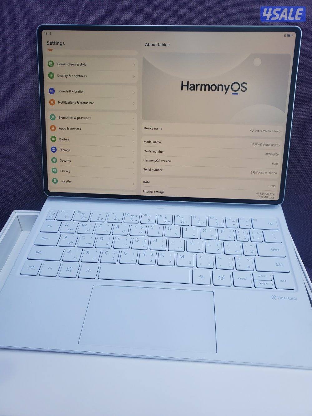 تاب هواوي ميت باد 20051