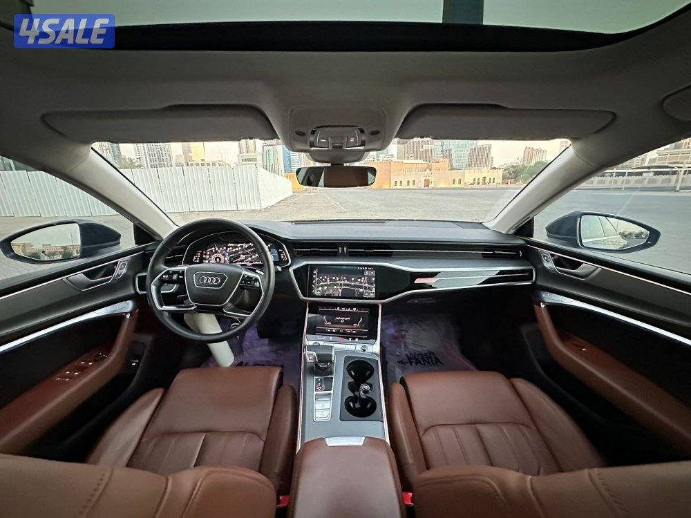آودى A7-موديل 2022-صبغ الوكالة-تحت الكفالة- عداد 45 Km فقط10