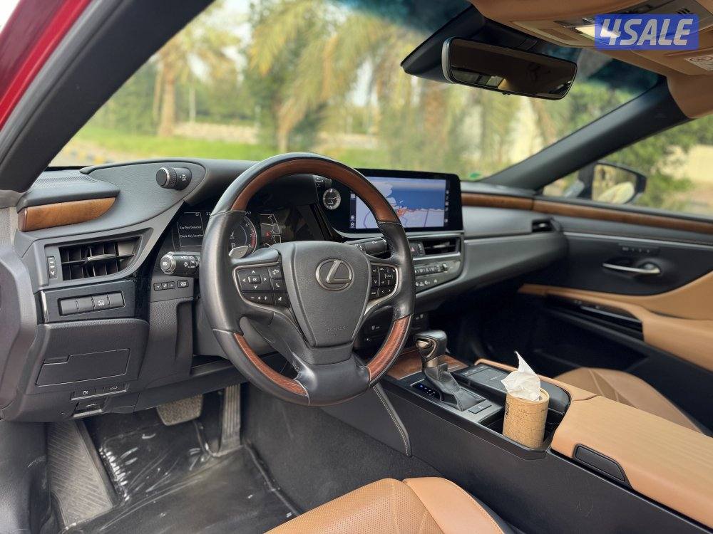 لكزس موديل 2022 عداد48 الف سيرفس وكاله تحت الكفاله شرط الفحص بالكامل4