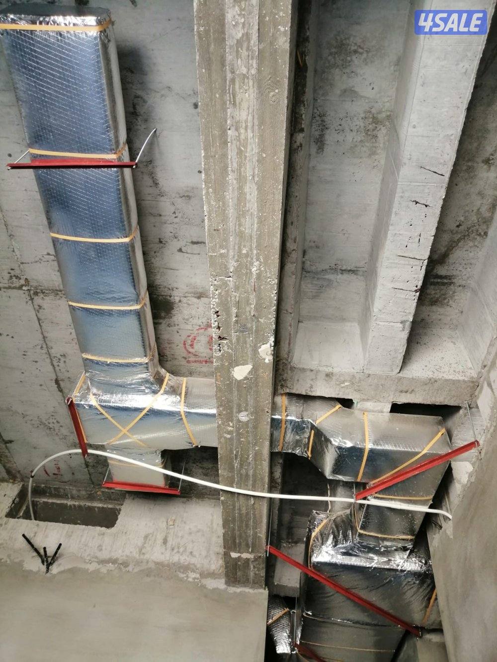 مقاول تكييف اامركزى نقل مكينة تركيب دكت عازل كريل ديفيوزر New Units2