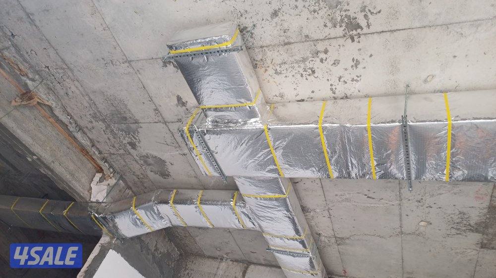 مقاول تكييف اامركزى نقل مكينة تركيب دكت عازل كريل ديفيوزر New Units5