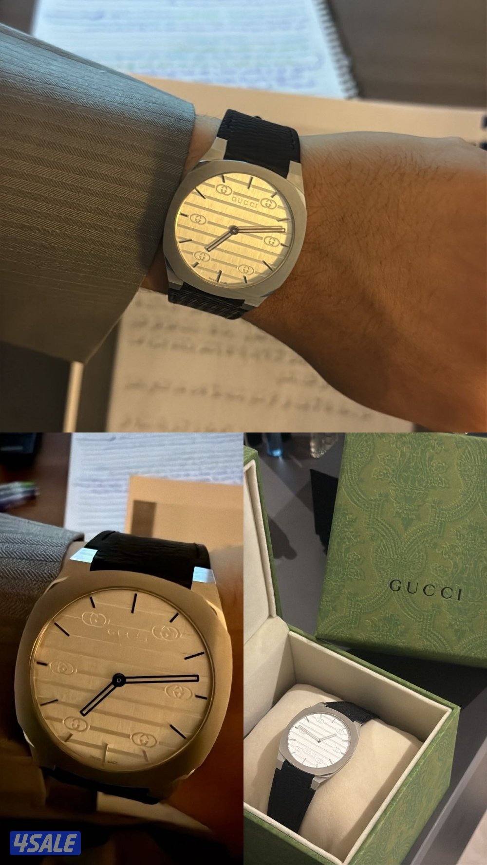 ساعة قوتشي أصليه0