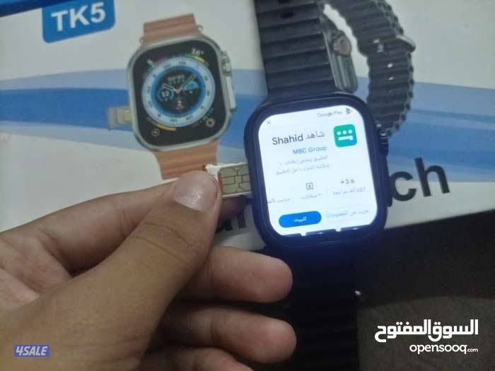 ساعه ذكيه يمكن تركيب الشريحه فيها والاتصال منها وتشغيل يوتيوب وغيرها م0