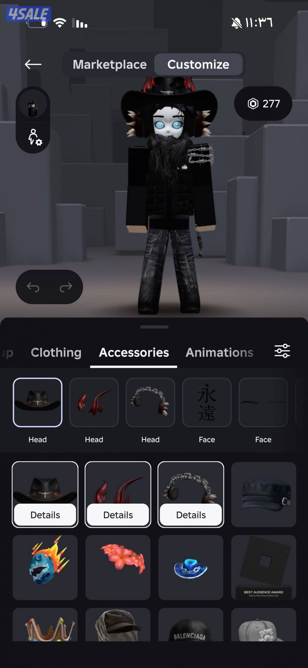 حساب روبلكس نادر ( المزيد من المعلومات عند التواصل )0