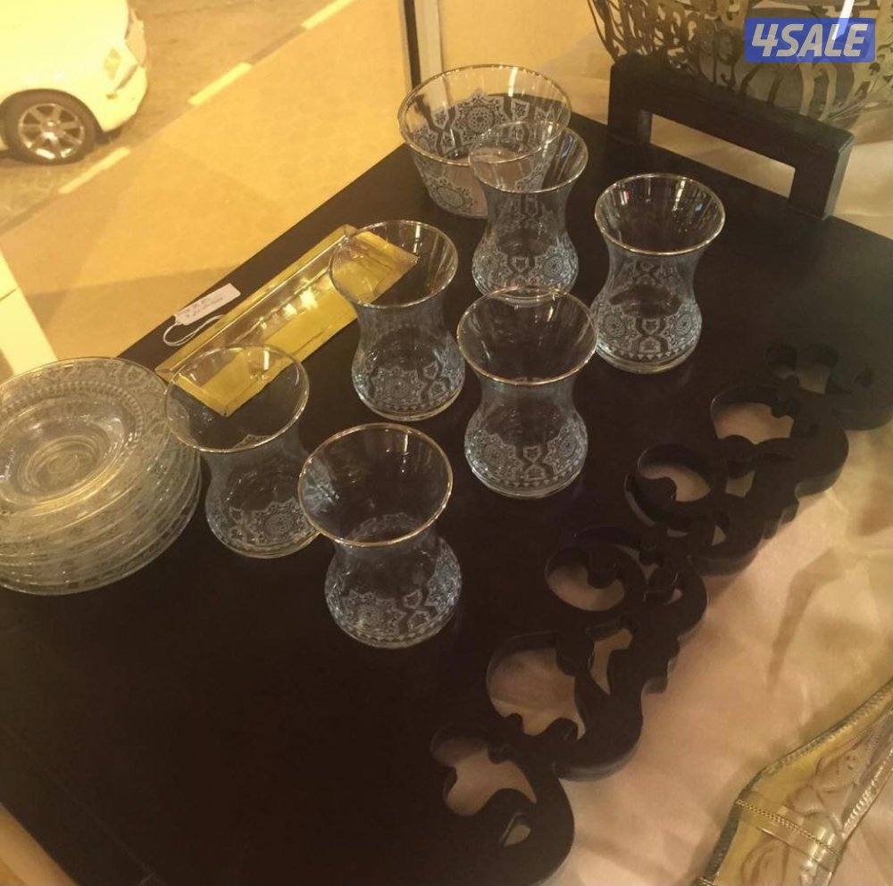 صواني نحاس وخشب مميزه للبيع جديده3