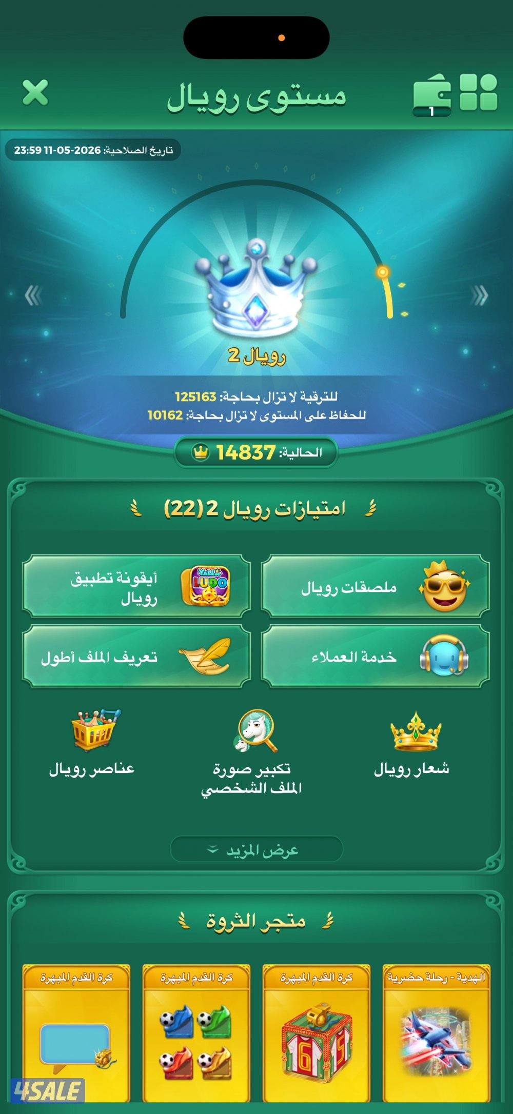حساب لودو رويال 20