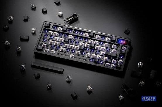 Asus azoth extreme wireless mechanical gaming keyboard 75% كيبورد قيمن5