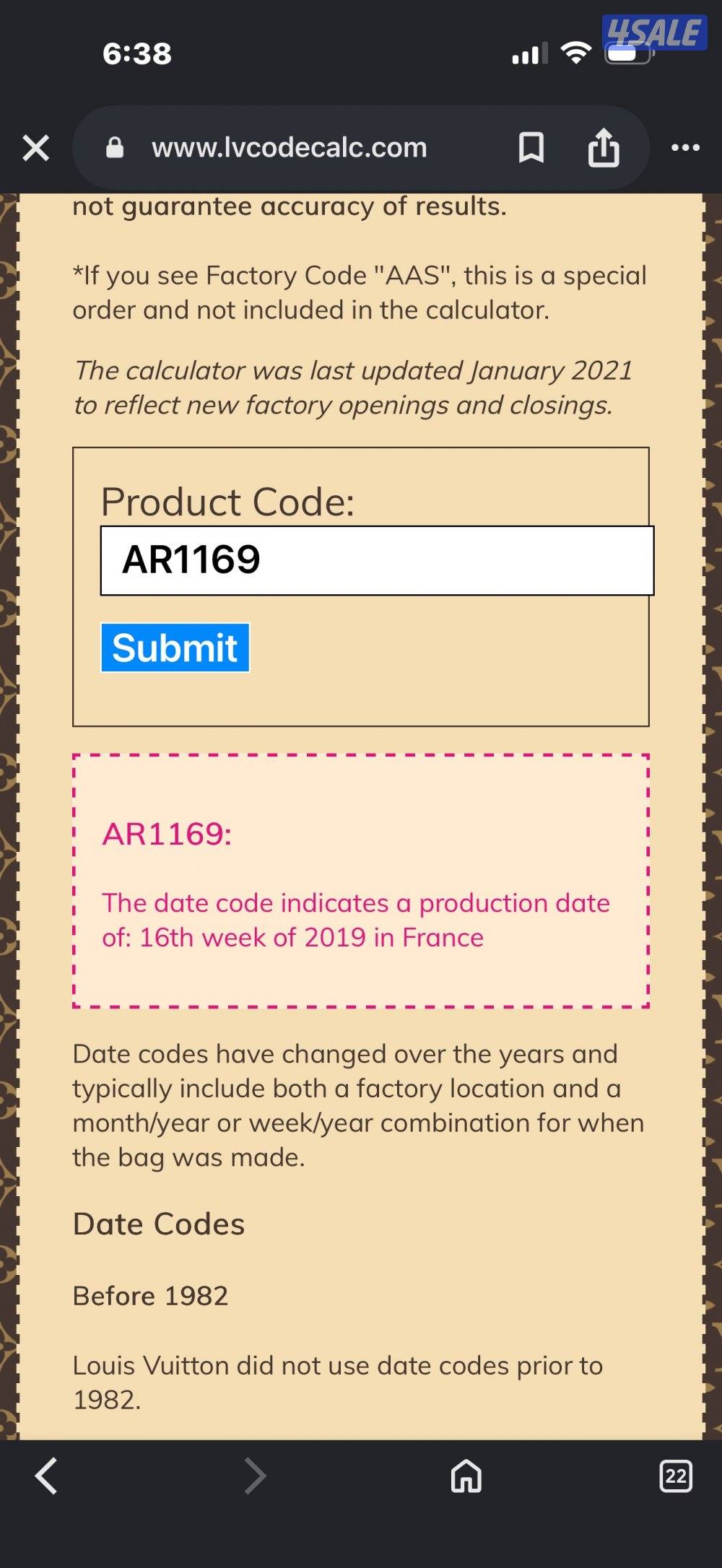 Original lv no accessories .. used but very clean until inside .3