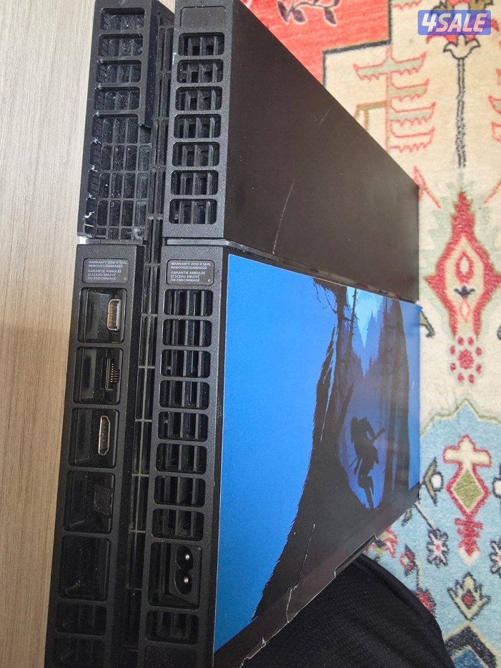 جهاز بلايستيشن 4 (PS4) بتصميم مميز وبحالة ممتازة 🎮1