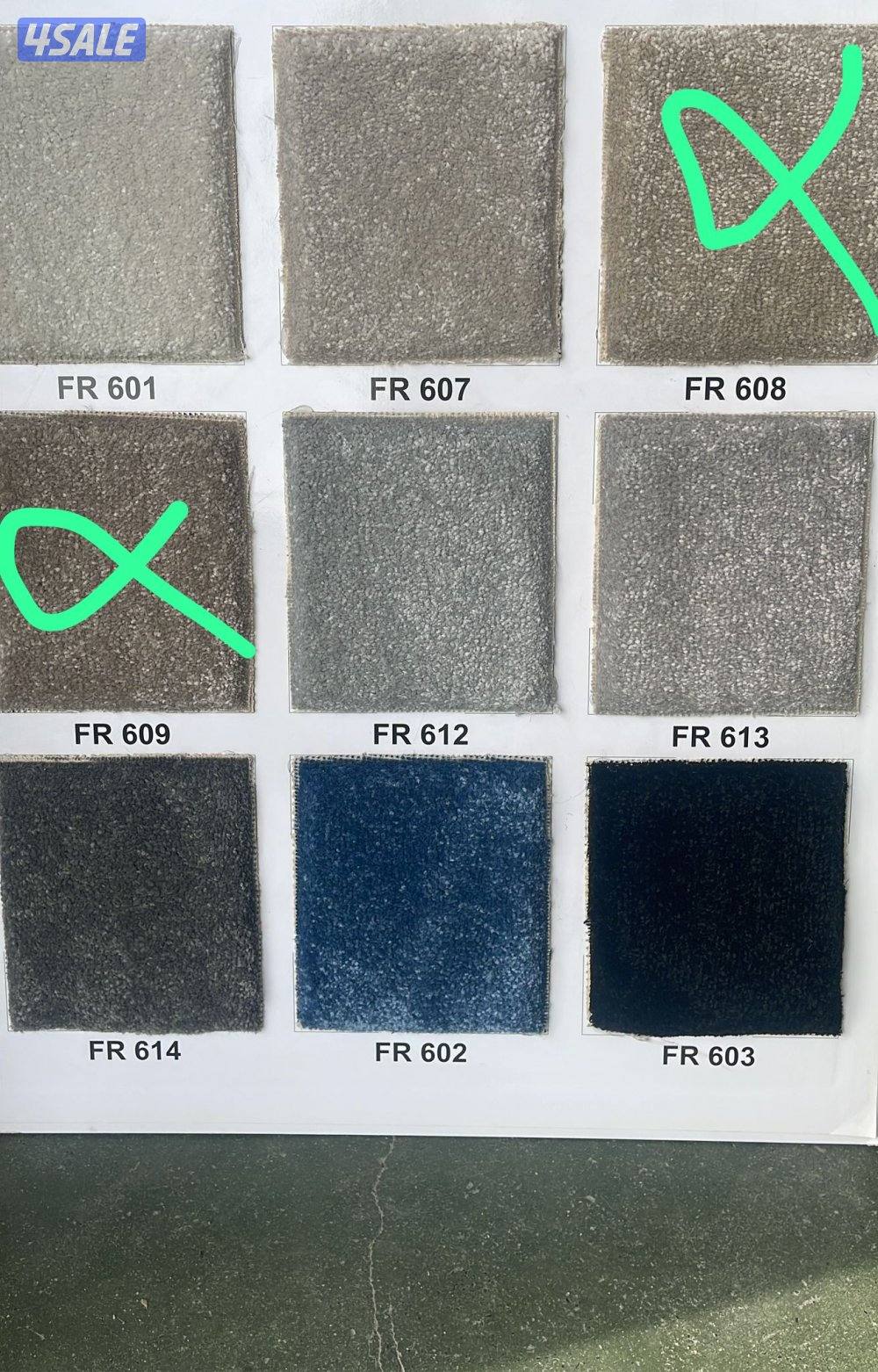 للبيع سجاد تركي +سعودي جميع السماكات حسب طلب الزبون0