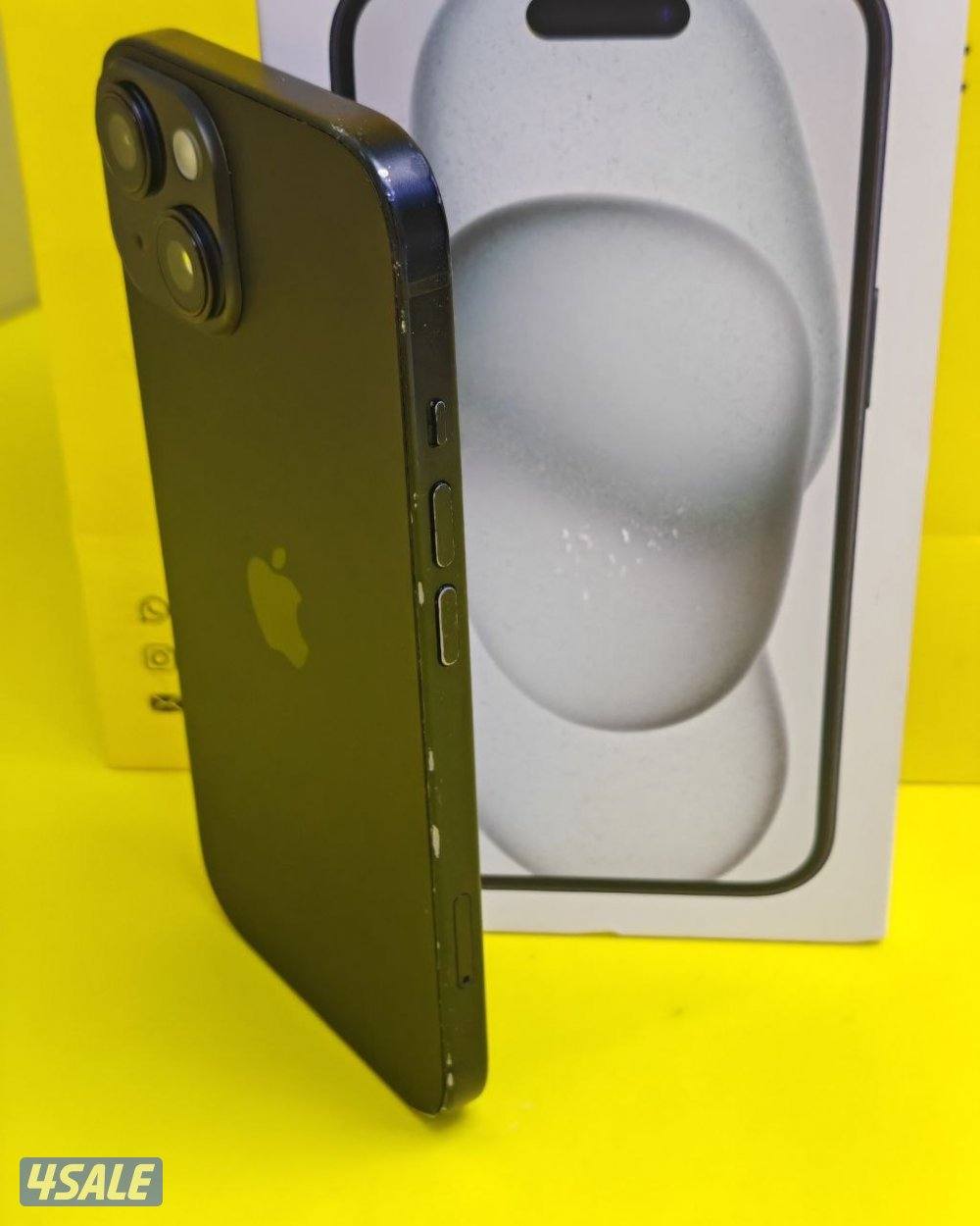 ايفون 15 128 جيجا أزرق بطارية 88% مستعمل iPhone 15 128GB Blue Used4