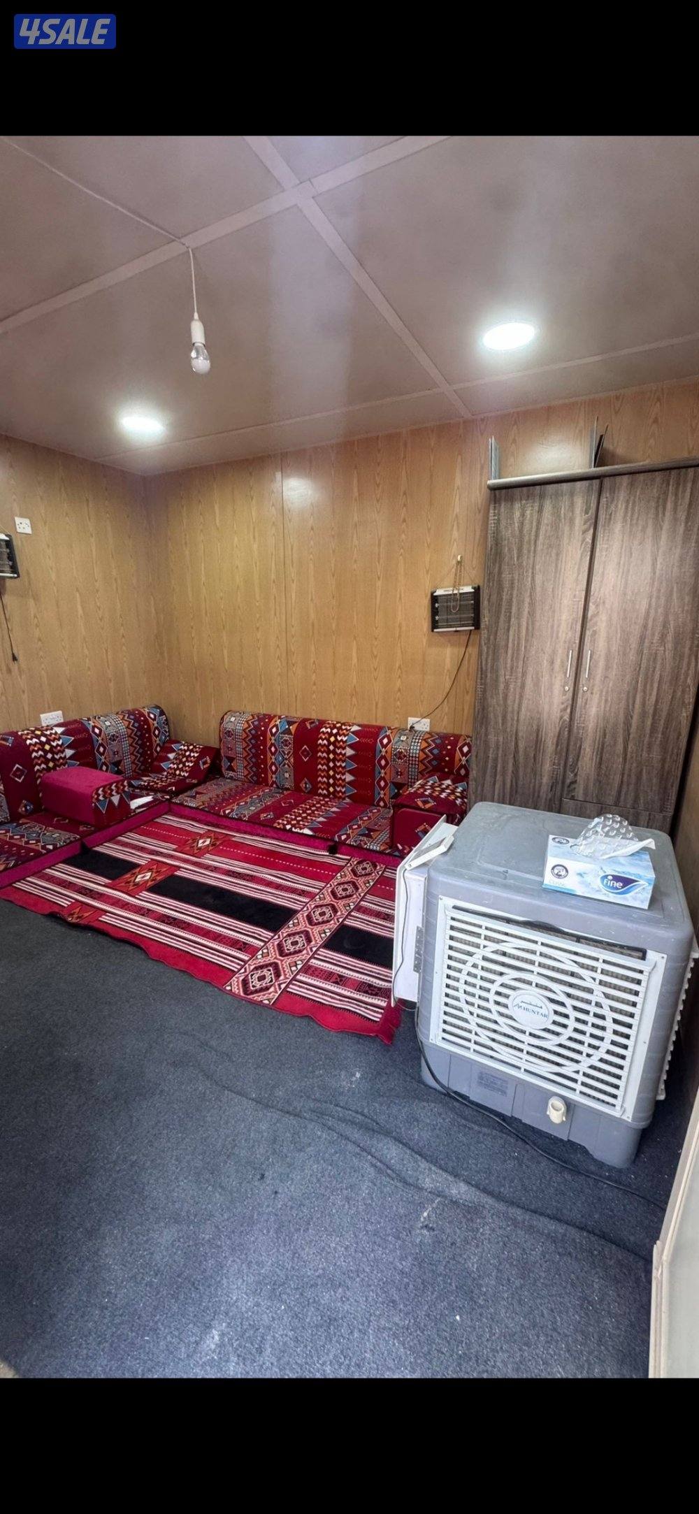 للبيع چبرة 5x3 ساندويش بنل 
مفروشة مع حمام ومكيف ماي وطاقة شمسية كامله2