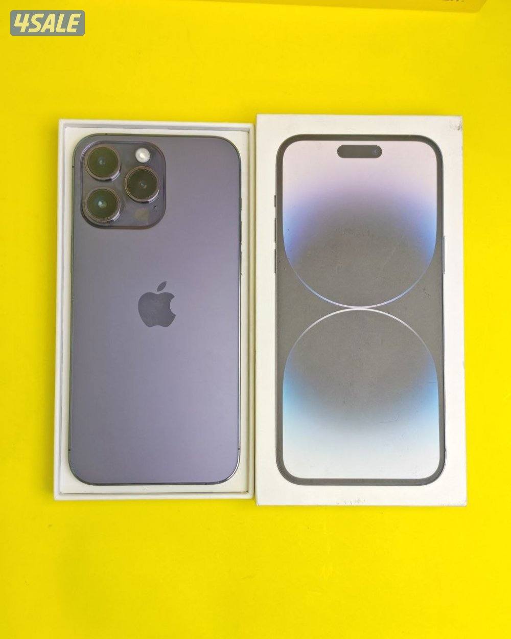 ايفون 14 برو ماكس 256 جيجا بنفسجي بطارية 79% مستعمل كالجديد0