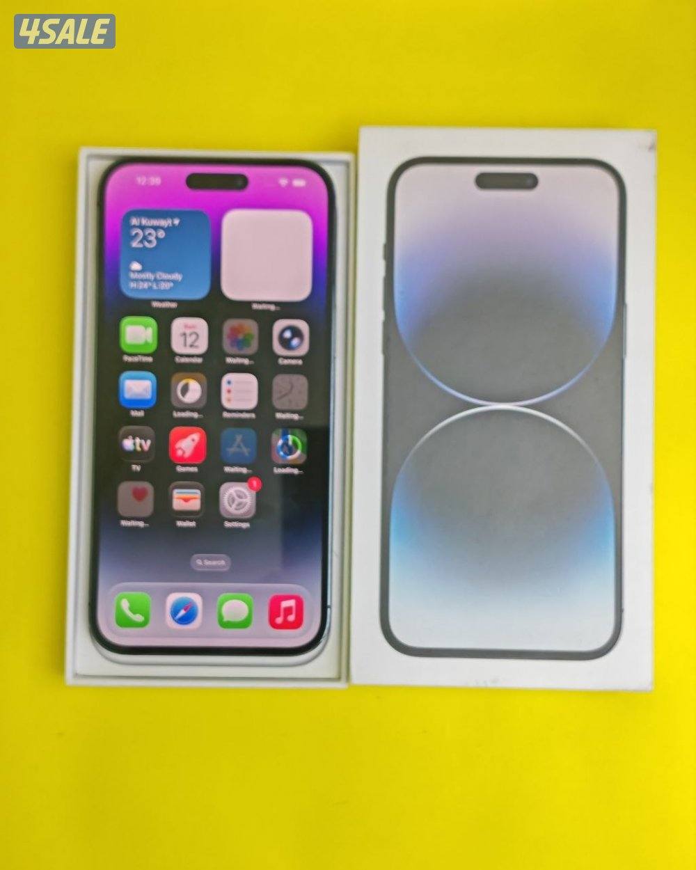 ايفون 14 برو ماكس 256 جيجا بنفسجي بطارية 79% مستعمل كالجديد1