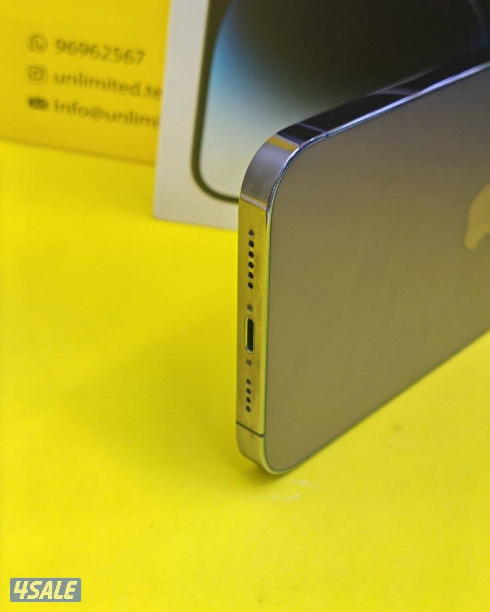 ايفون 14 برو ماكس 256 جيجا بنفسجي بطارية 79% مستعمل كالجديد3