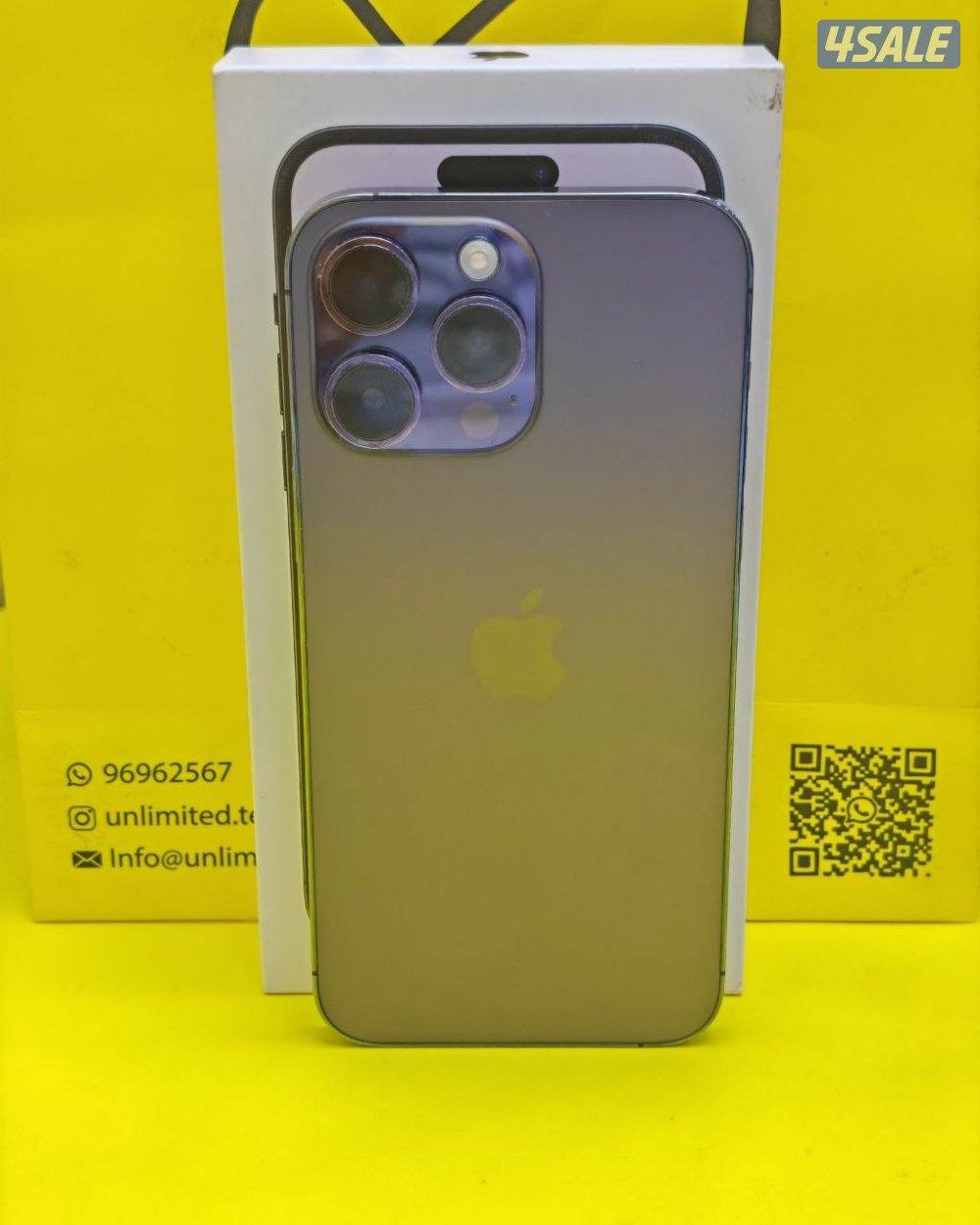 ايفون 14 برو ماكس 256 جيجا بنفسجي بطارية 79% مستعمل كالجديد7