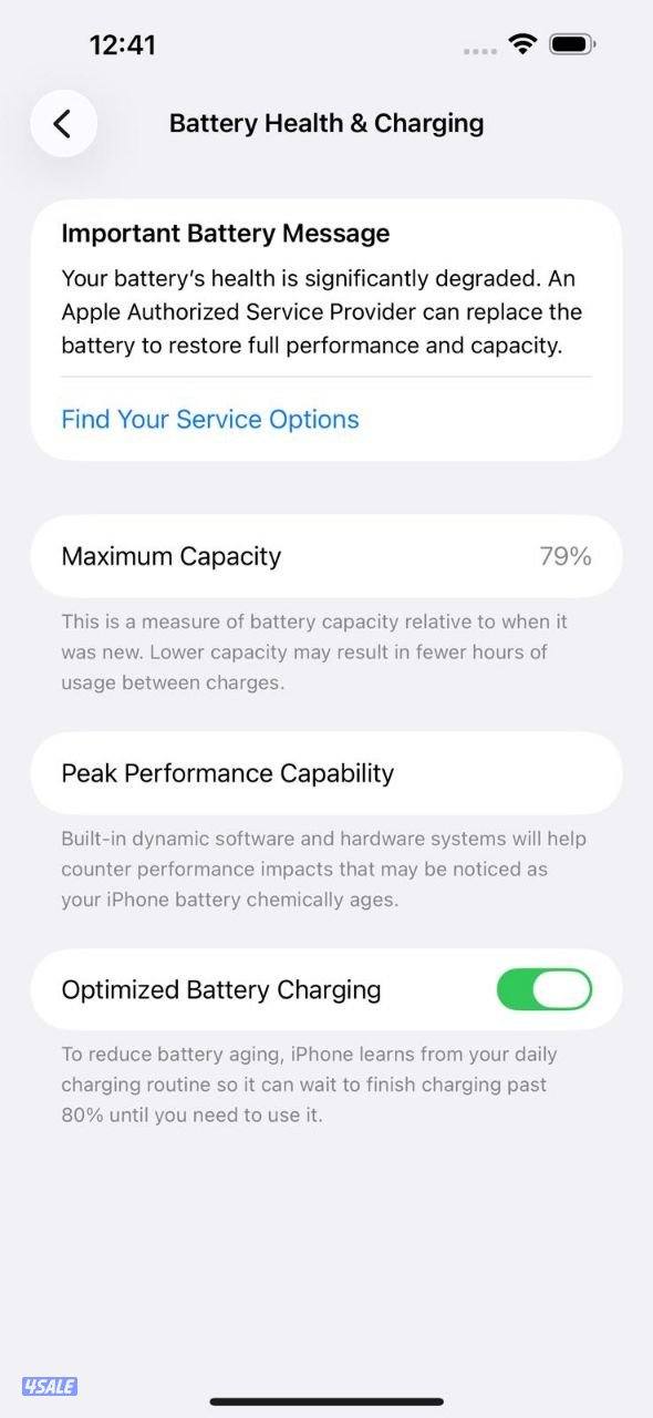 ايفون 14 برو ماكس 256 جيجا بنفسجي بطارية 79% مستعمل كالجديد8