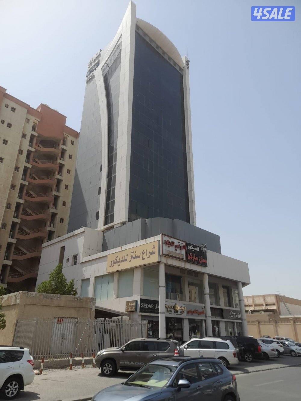 محلات ومكاتب للايجار - حولي شارع تونس مجمع شراع سنتر- مقابل البحر سنتر0