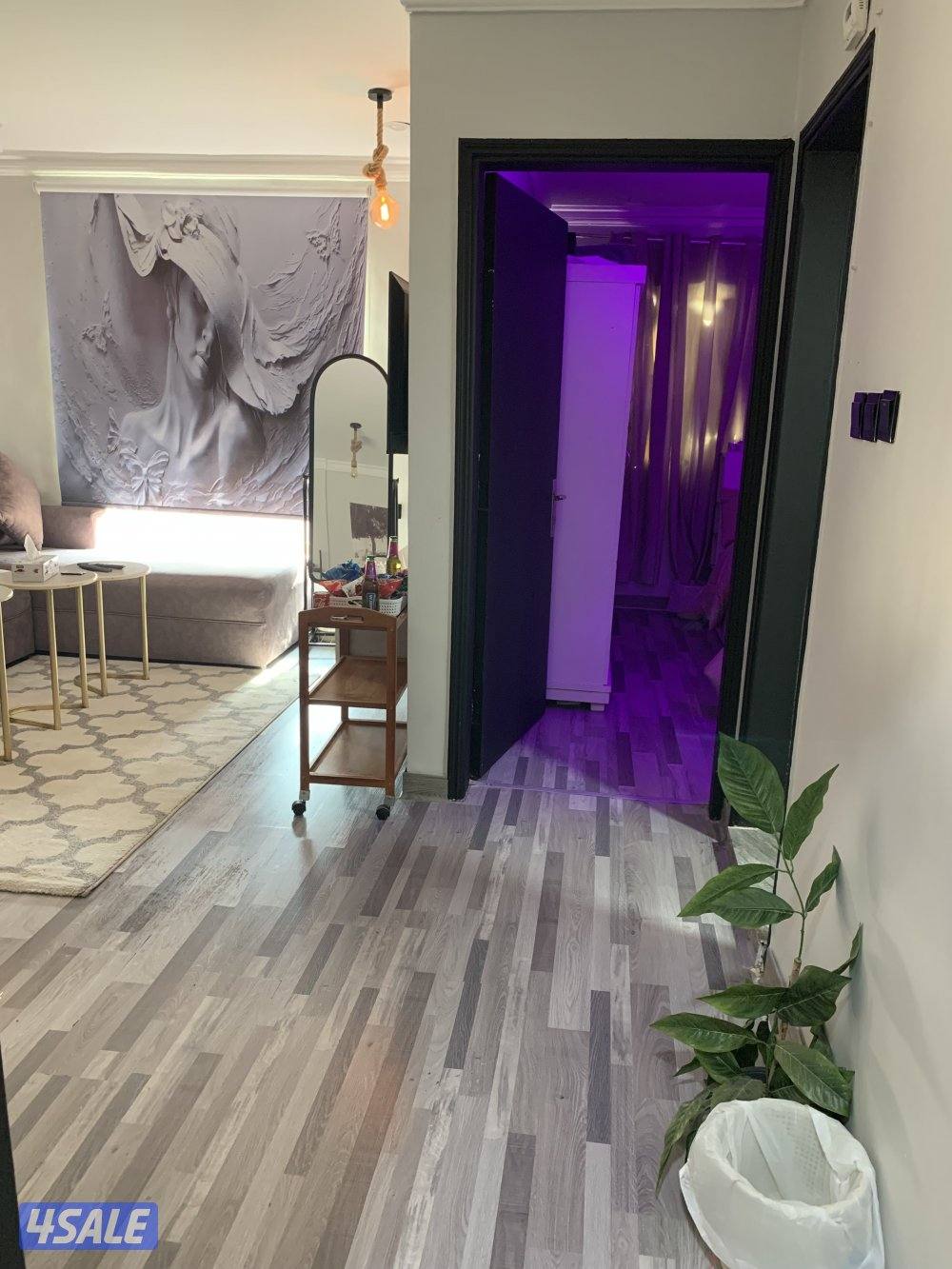 شقق للايجار خلو غرفة وصالة ومطبخ وحمام تشطيب سوبر لوكس7