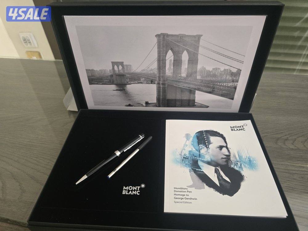 Dunhill wallet + lighter + Mont Blanc pen, سيت محفظة + ولاعة + قلم4