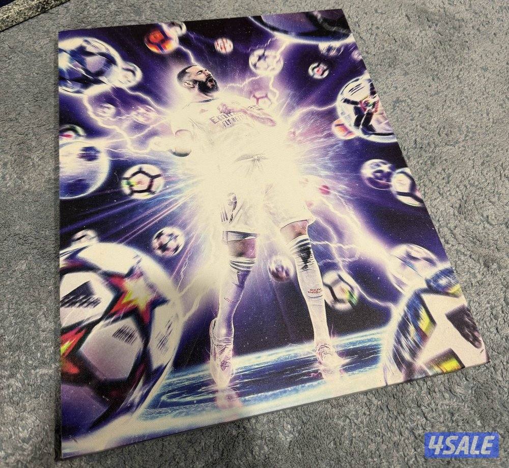 لوحة ريال مدريد ( كريم بنزيما )0