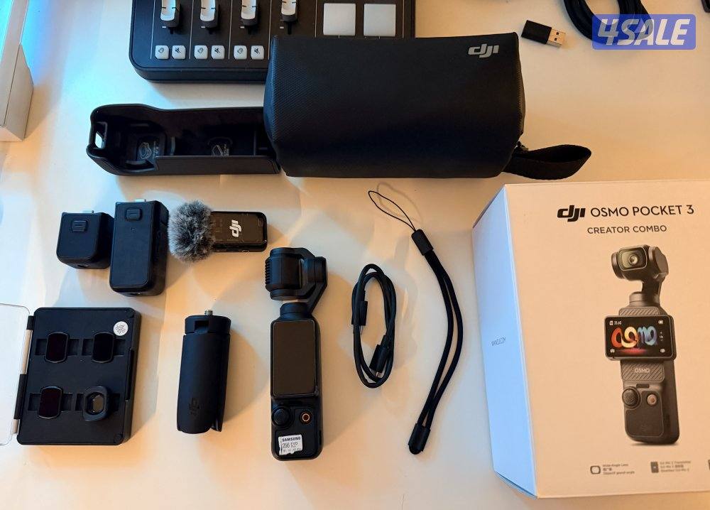 Osmo Pocket 3  Creator combo + ND filters + 256 GB SD0