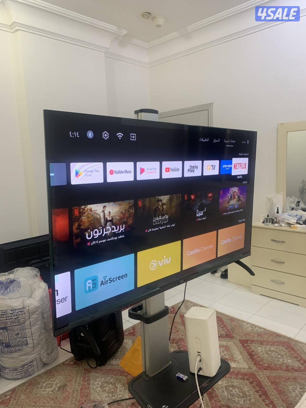 للبيع تلفزيونات 55 و 42 و 40 و 32 بوصه سمارت توصيل 24 ساعة4