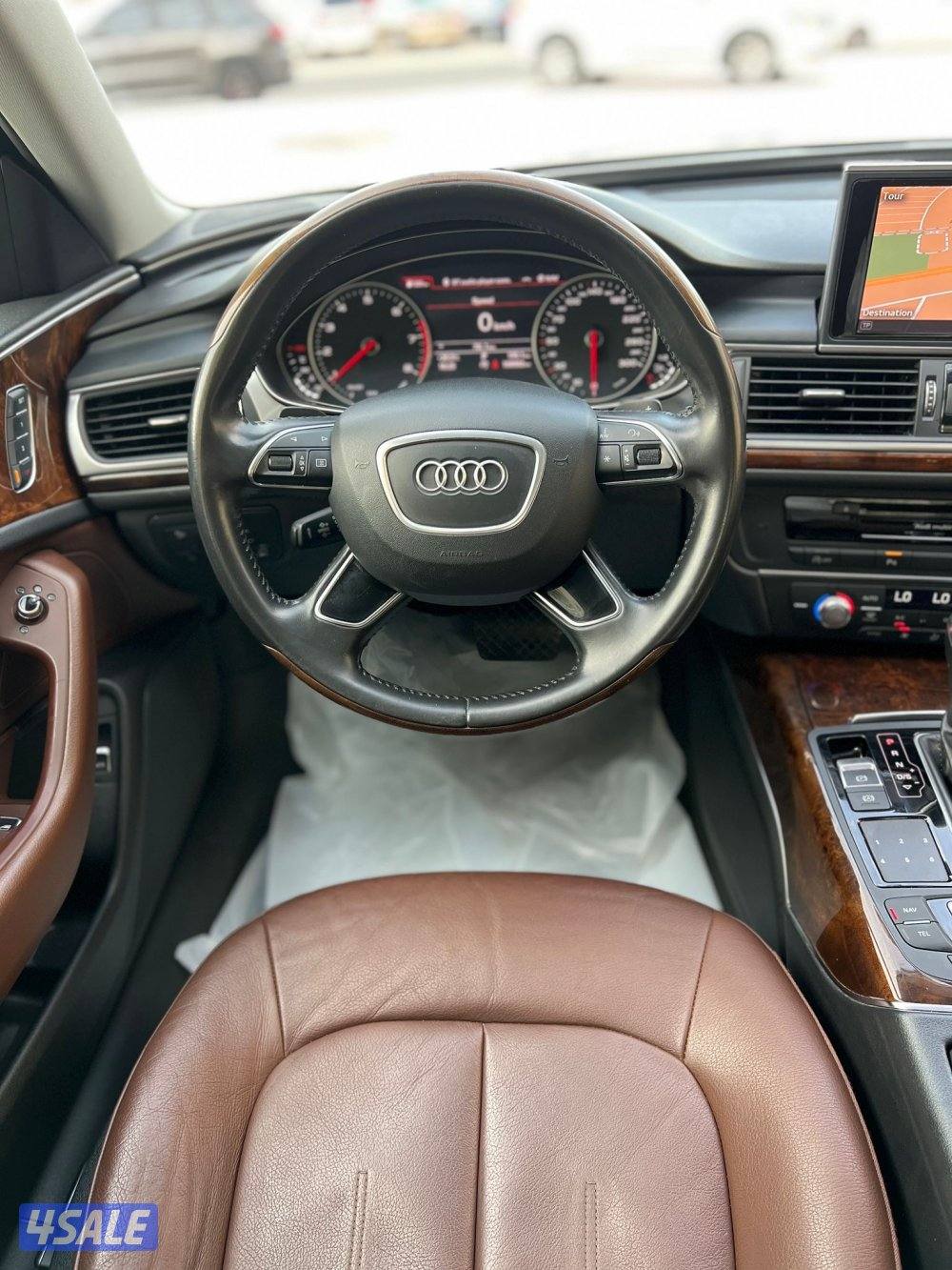 اودي 2017/A6 ماشي 140 الف بحالة الوكاله صبغ الوكاله شرط الفحص9