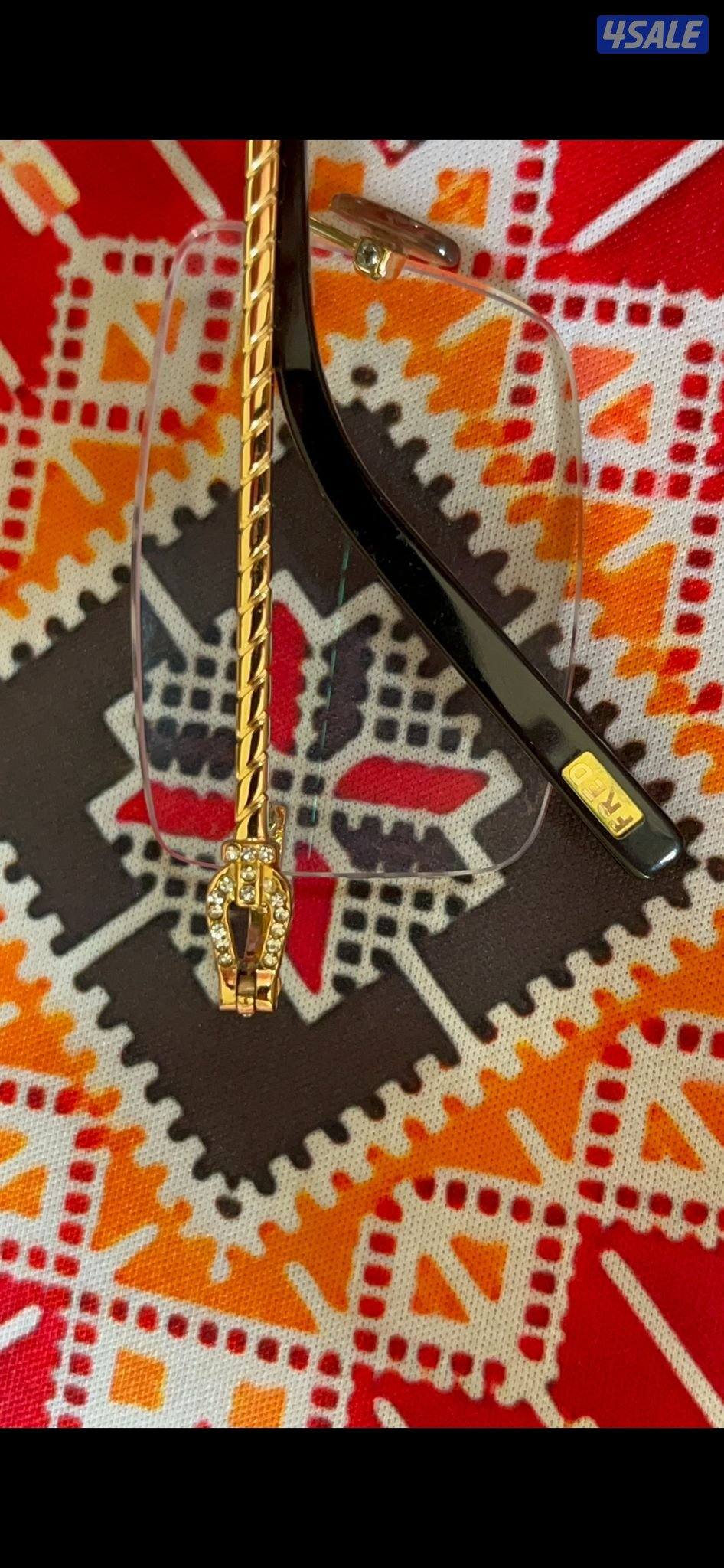 نظاره فريد اصليه ذهب عيار18-مرصع الماس2