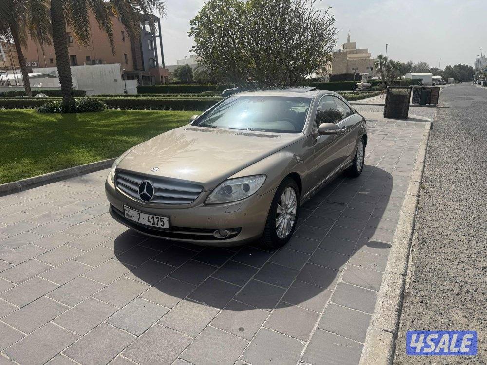 للبيع مرسيدس موديل 2008 CL500 وارد الكويت شرط الفحص0