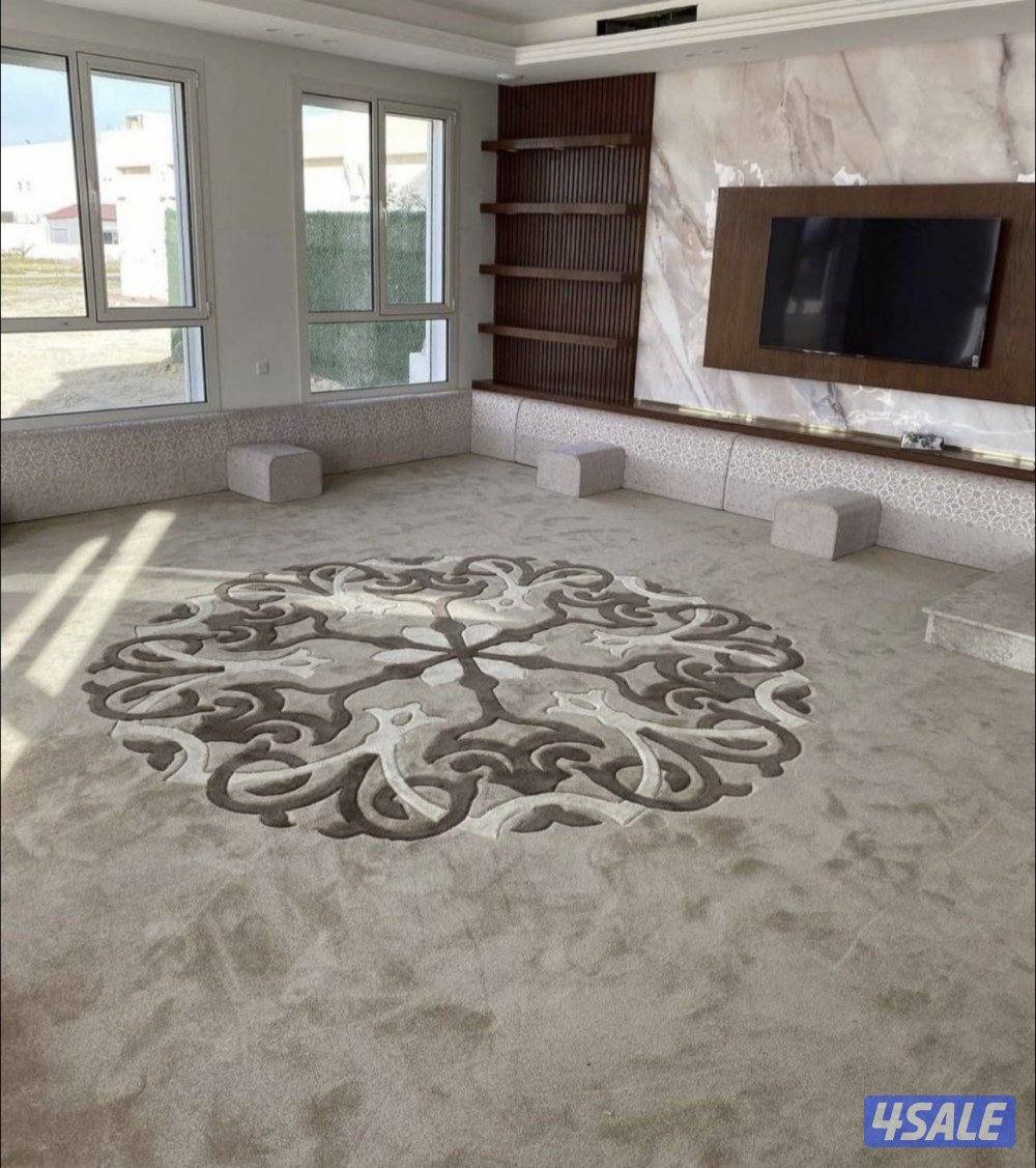 تركيب سجاد تركي سعودي فاخر نقشات حفر يدوي تفصال مساند ظهر6