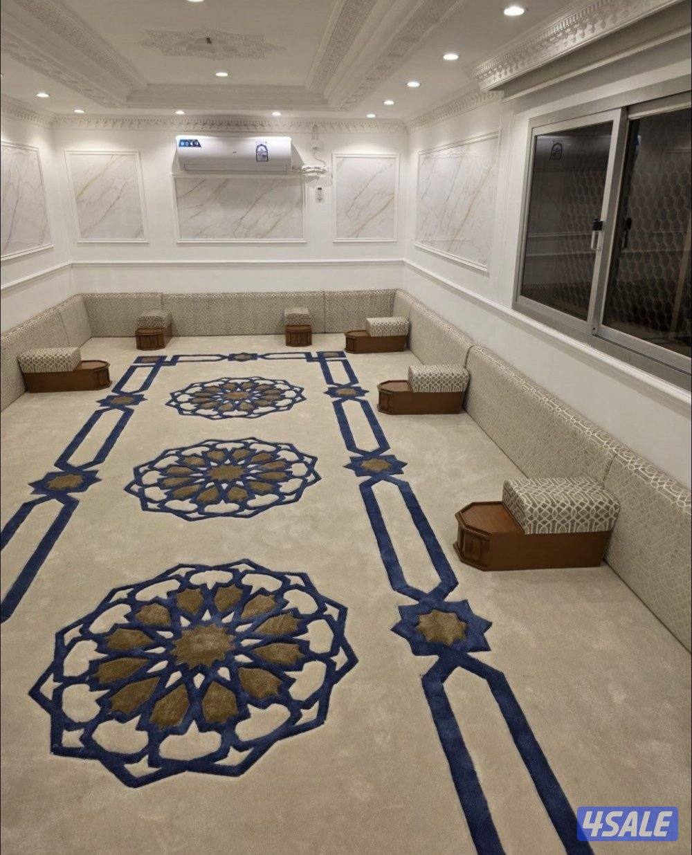 تركيب سجاد تركي سعودي فاخر نقشات حفر يدوي تفصال مساند ظهر11