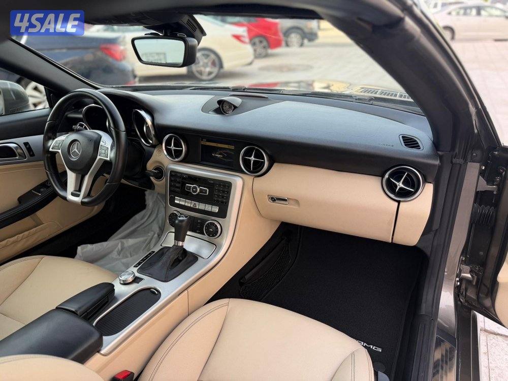 مرسيدس 2012/SLK200 ماشي 170 الف بحالة الوكاله صبغ وكاله شرط الفحص10