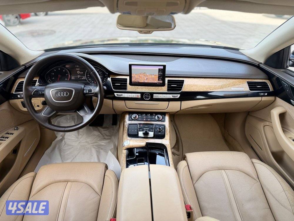 اودي 2011/A8 ماشي 150 الف بحالة الوكاله صبغ الوكاله كامل المواصفات9