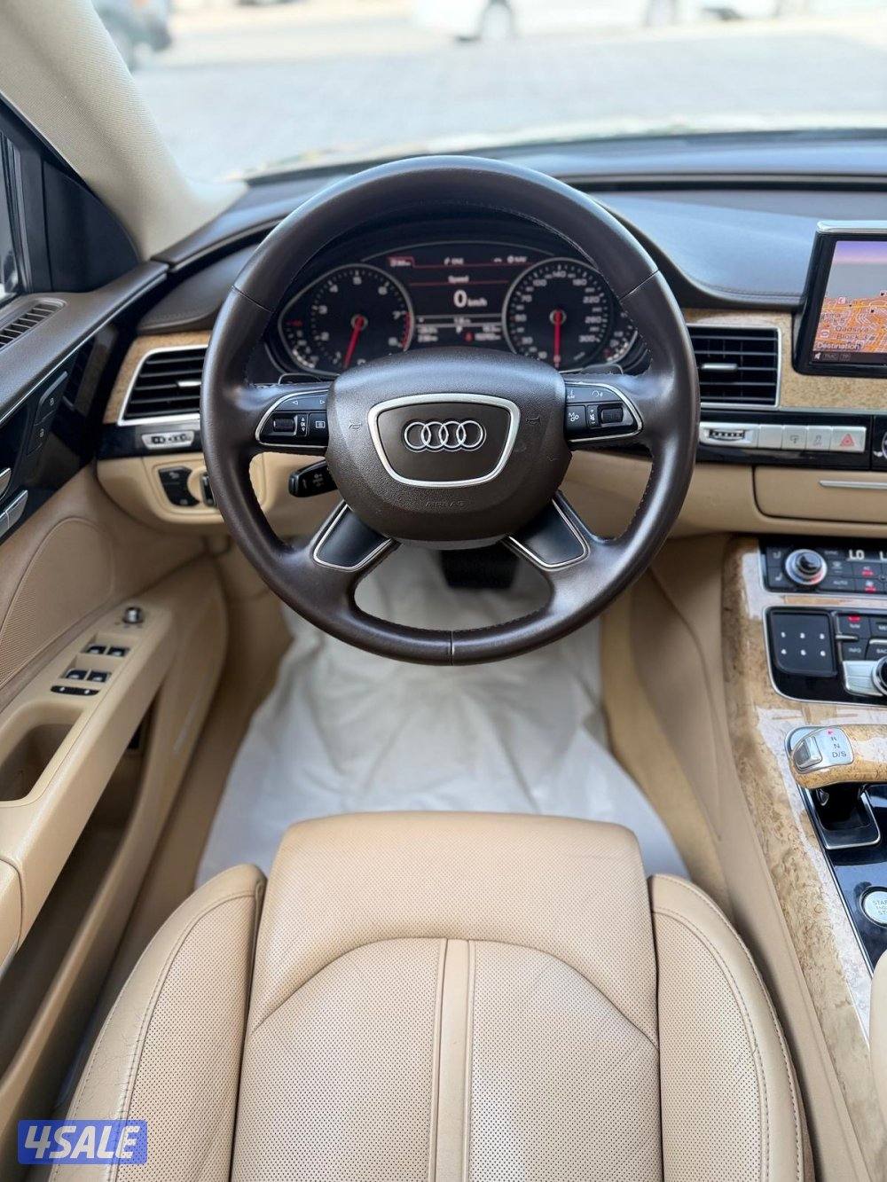 اودي 2011/A8 ماشي 150 الف بحالة الوكاله صبغ الوكاله كامل المواصفات10