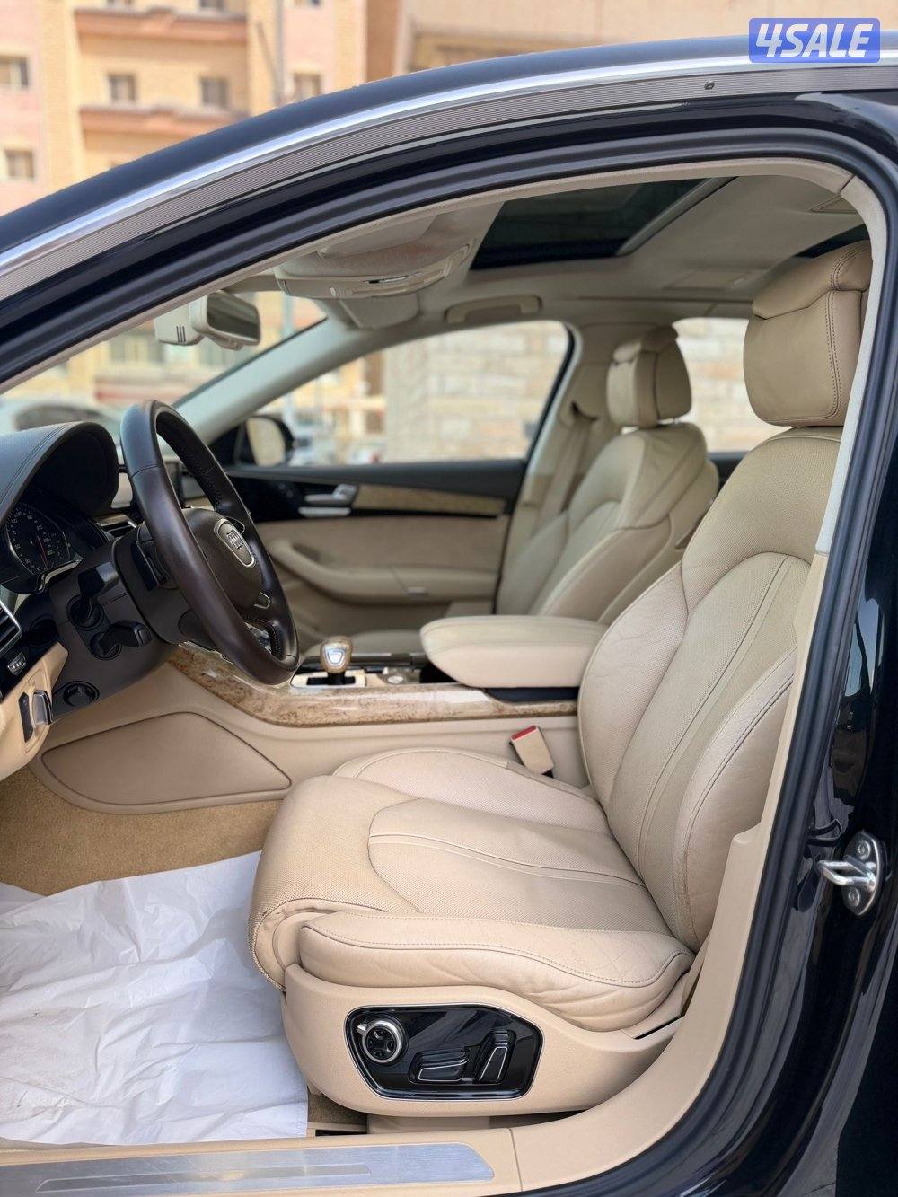 اودي 2011/A8 ماشي 150 الف بحالة الوكاله صبغ الوكاله كامل المواصفات11