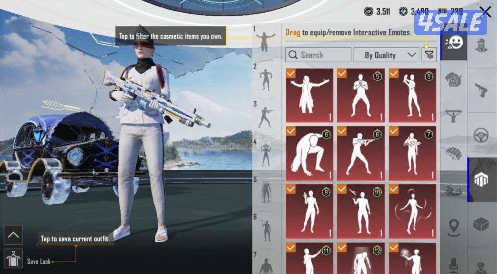 حسابات ببجي منوعه ~ بدلة القبطان وسياره سبورت👨🏻‍✈️🔥6